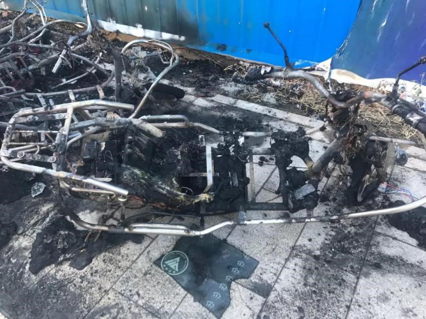 電動自行車起火事故